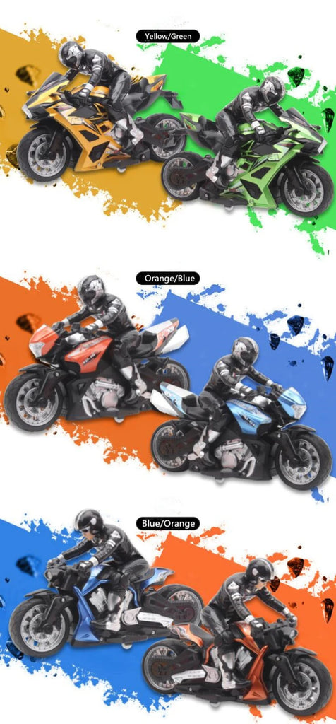High Speed RC Stunt Motorbike – 360° Rotation Drift Remote Control Motorcycle Toy