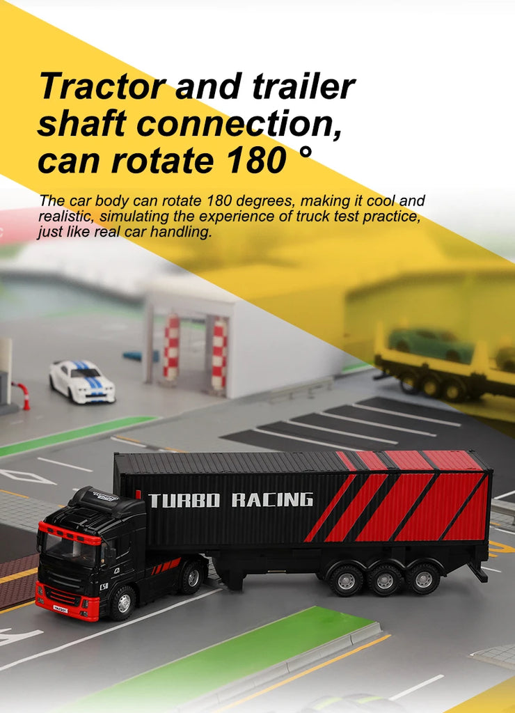 Turbo Racing C50-T 1:76 Remote Control Truck with Lights and Horn – RTR Version