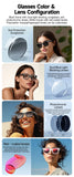 GUHUAVMI Smart Glasses for Men – 8MP Camera | WiFi | Bluetooth | AI Features | IP65 Waterproof thumbnail 27