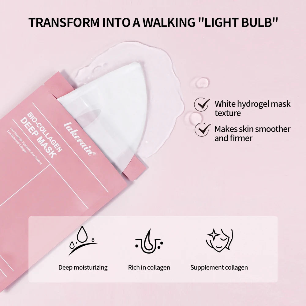 Bio-Collagen Deep Face Mask Overnight Hydrating Mud Mask for Pore Minimizing, Firming and Brightening 34g