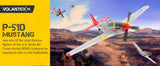 Volantex Spitfire RC Fighter Plane 400mm EPP Warbird – 4CH 2.4GHz RTF with XPilot Stabilization & One-Key Aerobatics thumbnail 11
