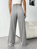 Autumn & Winter Women’s Elastic Waist Wide Leg Casual Pants thumbnail 32