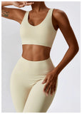 Seamless 2-Piece Women’s Yoga Set – Fitness Leggings & Sports Bra Workout Suit thumbnail 38