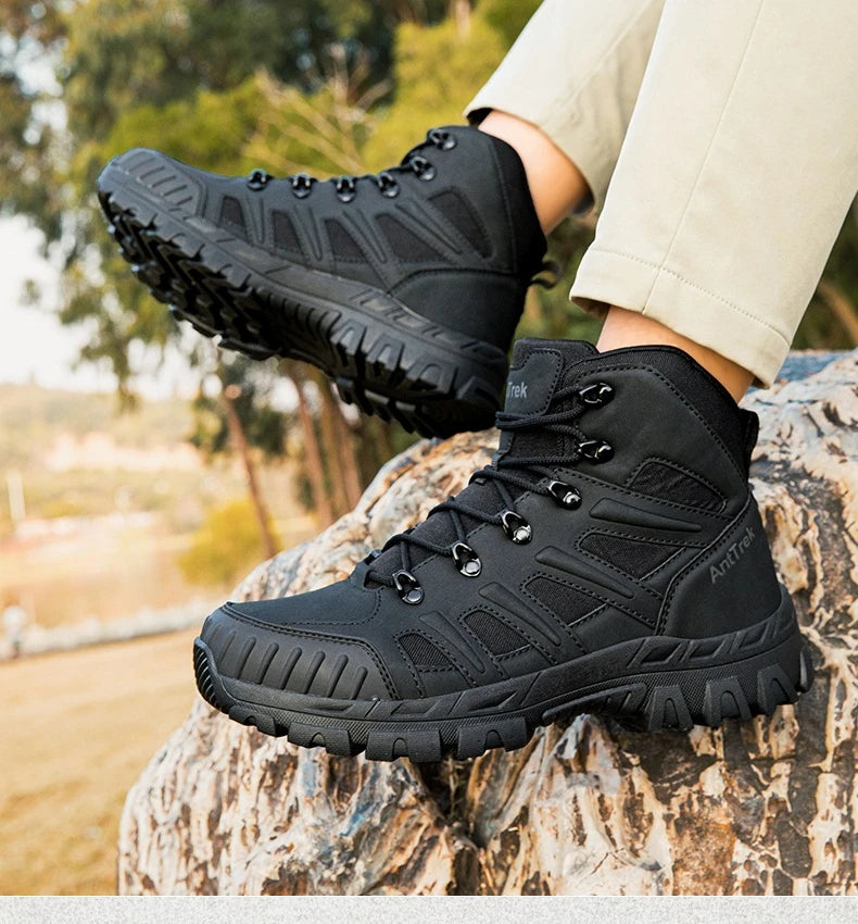 Men’s Outdoor Hiking Shoes – Lightweight, Anti-Slip & Breathable