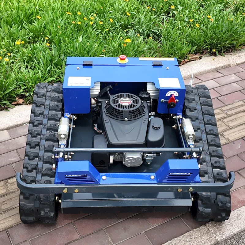 Customised Remote-Controlled All-Terrain Lawn Mower Robot – Self-Propelled Zero-Turn Petrol Mower