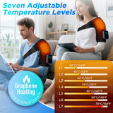 Wireless Shoulder Heating Pad With Massage 6 Temperature Levels App Control 5000mAh Battery AMH02 thumbnail 18