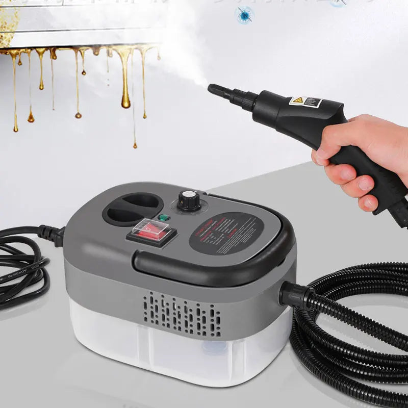2500W High-Temperature Handheld Steam Cleaner for Home, Car, Kitchen, and More