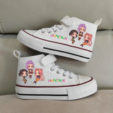 Children's High-Top Canvas Kpop Demon Hunter Sneakers – Breathable Kids Sports Shoes thumbnail 22