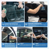 50cm x 3m / 10m Car Window Tint Film Privacy Vinyl Sunshade UV Protection Solar Glass Cover thumbnail 20