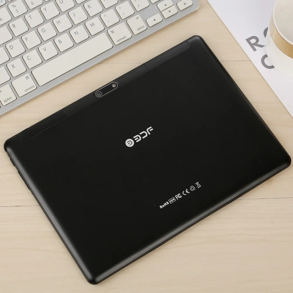 BDF 10.1 Inch Octa Core Tablet 4GB RAM 64GB ROM Dual SIM 3G Android 11 WiFi Bluetooth IPS Display
