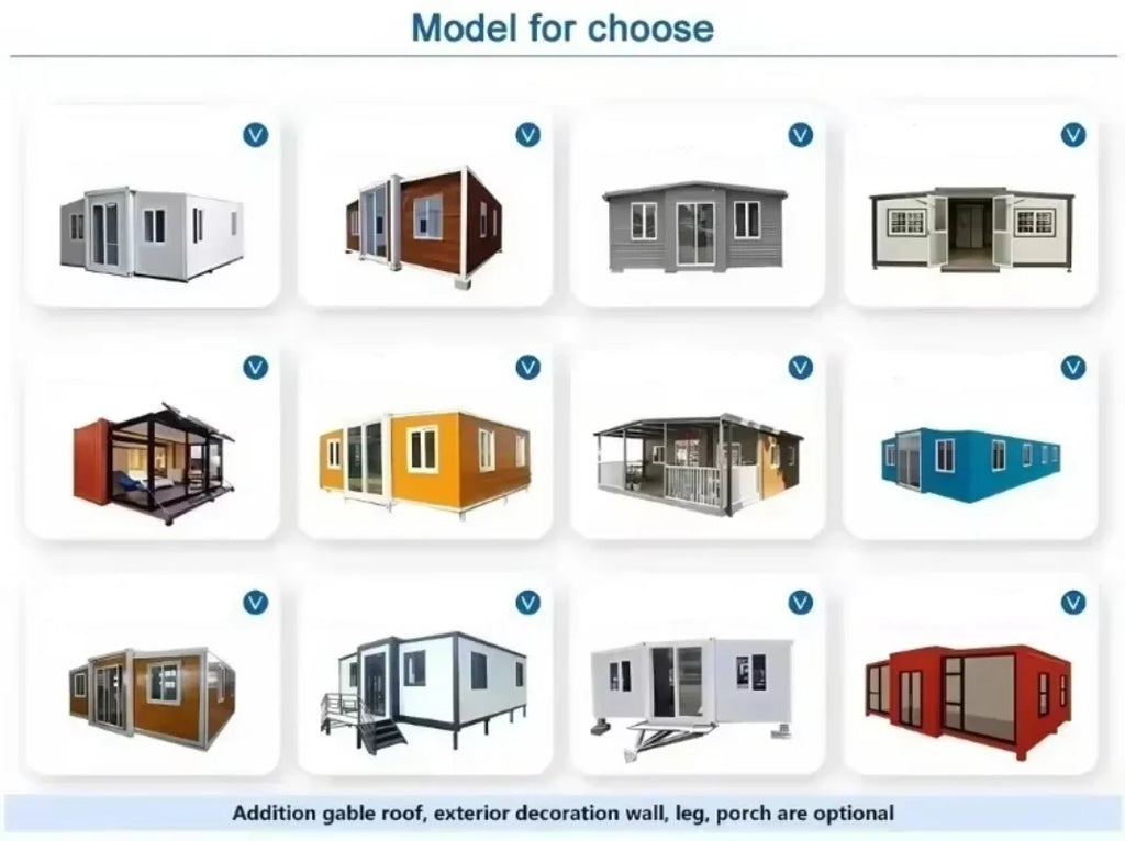 Expandable Prefab Container House 20ft 30ft 40ft Portable Steel Modular Home