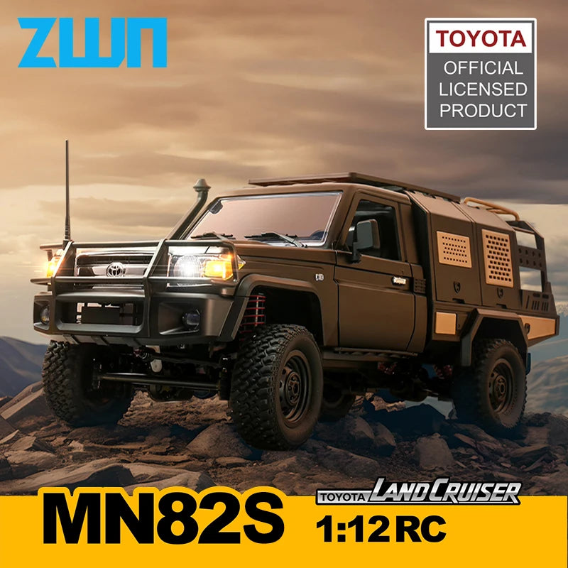 ZWN MN82 / MN82S LC79 1:12 Scale 4WD RC Pickup Truck – Full Scale Off-Road Climbing Remote Control Car