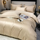 Luxury 100% Egyptian Cotton Bedding Set – Duvet Cover & Pillowcases, Soft Bed Linen for Double, Queen, King Size Beds thumbnail 27