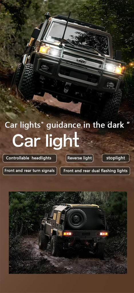 MN MODEL 1:12 RC Toyota Land Cruiser LC79 Rock Crawler MN82S Off-Road Pickup Truck