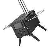 Tent Stove Outdoor Portable Wood Burning Stove – With Detachable Chimney thumbnail 5