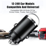 100W Mini Car Charger QC3.0 PD USB Type C 2-Port Fast Charging Compact Adapter thumbnail 6