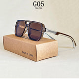 ZUIDID Vintage Square Sunglasses UV400 Travel Fashion Glasses for Men and Women Model 02056 thumbnail 11