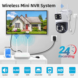 8CH NVR WiFi CCTV Security System 4MP/6MP IP Cameras with Audio & Two-Way Communication thumbnail 2