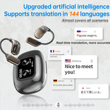 UYUXIO Wireless Real-Time Translation Earbuds with 144 Language Support & LCD Touch Screen thumbnail 5