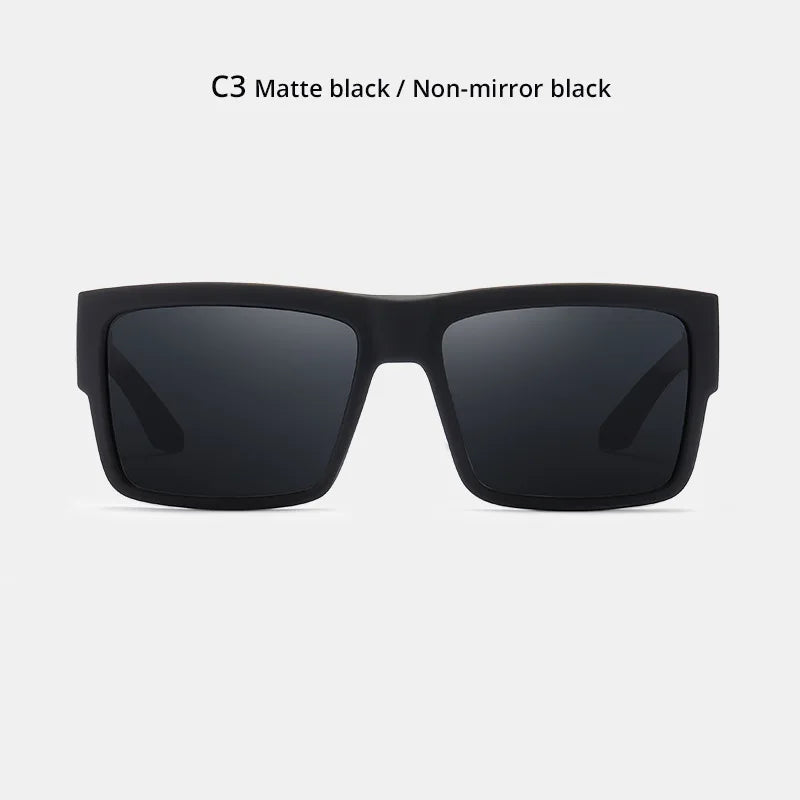KDEAM Classic Square Polarized Sports Sunglasses UV400 Windproof Outdoor Fishing Driving Shades for Men KD093