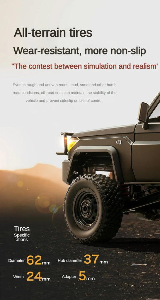ZWN MN82 / MN82S LC79 1:12 Scale 4WD RC Pickup Truck – Full Scale Off-Road Climbing Remote Control Car