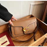 Women’s High-End Pure Color Square Shoulder Bag – Multi-Layer Minimalist Commuter Handbag thumbnail 26