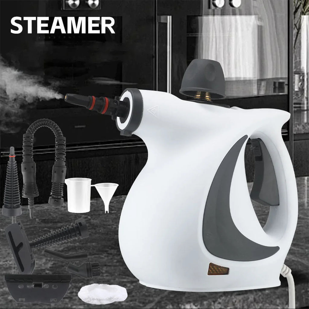 Pressurized Handheld Steam Cleaner - Portable Multi-Surface High-Pressure Home Steamer