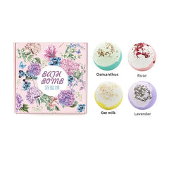 Essential Oil Effervescent Bath Bomb Salt – Body Whitening Aromatic Spa Bath Ball