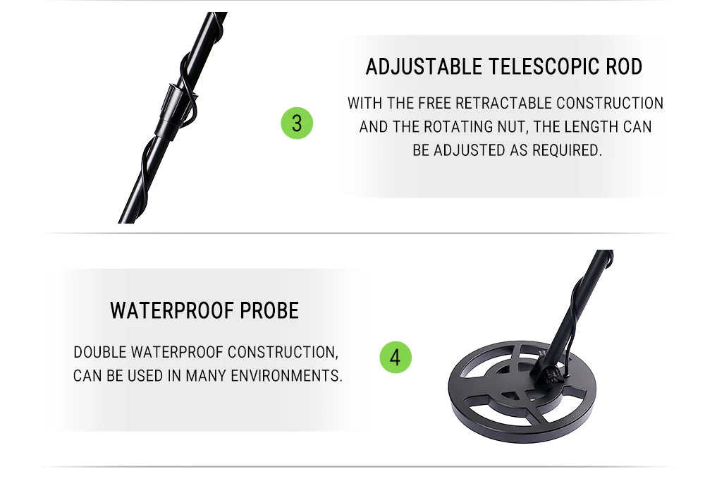 GTX5030H Professional Underground Metal Detector – High-Precision Treasure Hunter for Gold, Coins & Relics