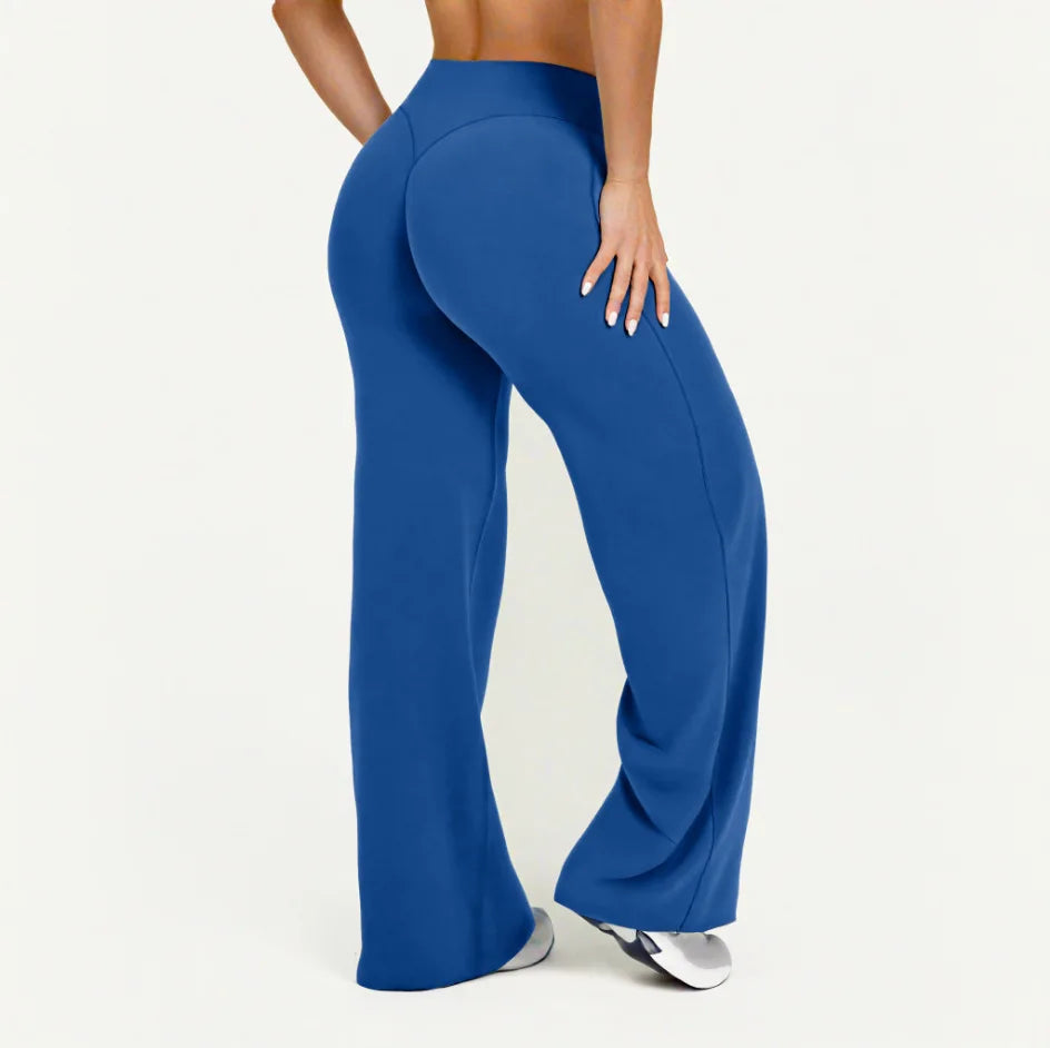 NCLAGEN Women's Sport Trousers – Straight-Leg Ultra Soft Yoga & Running Pants