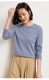 WinvyNee Women's 100% Wool Ribbed Crew Neck Sweater – Slim Fit Winter Knit Pullover thumbnail 17