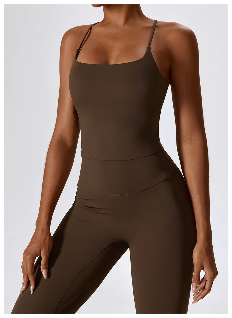 Seamless 2-Piece Women’s Yoga Set – Fitness Leggings & Sports Bra Workout Suit