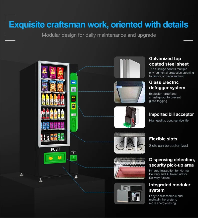 Snack & Drink Mini Vending Machine – Automatic Smart Dispenser