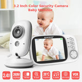 VB603 2.4G Wireless Video Baby Monitor with 3.2" LCD, Two-Way Audio, Night Vision & Temperature Monitoring thumbnail 10