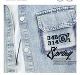 Kids Boys Denim Jacket – Casual Loose Fit Jeans Coat for Spring & Autumn (Ages 5–14) thumbnail 15