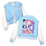 KPop Demon Hunters Huntrix Kids Baseball Uniform Costume – Unisex Cartoon Hoodie Set for Boys & Girls thumbnail 6