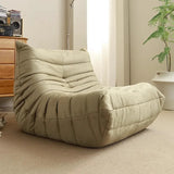 MOMO Caterpillar Single Recliner Lazy Sofa Wabi-Sabi Style Fabric Lounge Chair 78x103cm thumbnail 24
