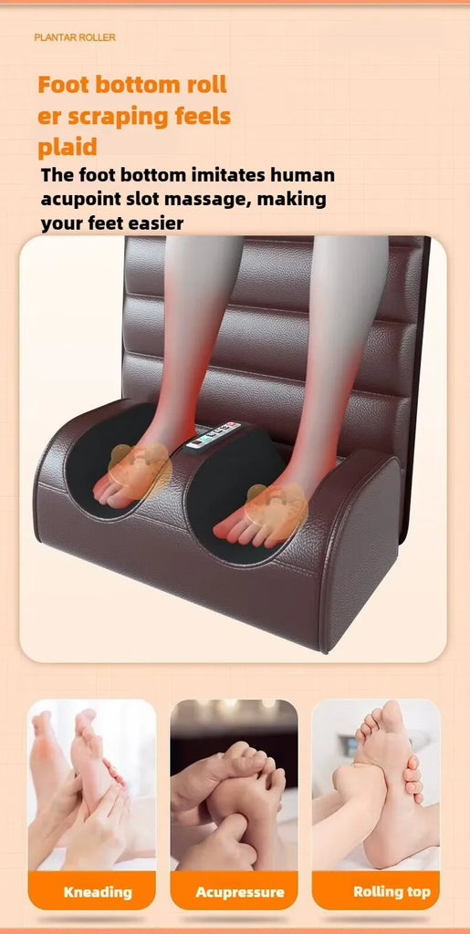 Electric Full Body Massage Mattress with Heating and Hand Control – Neck, Shoulder, Waist, Back & Leg Airbag Kneading Vibration Cushion