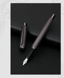BAOKE T18/T19/T20 Black & Grey Fountain Pen Gift Set with Ink Bottle and 6 Cartridges – Stainless Steel Nib Metal Office Pen thumbnail 21