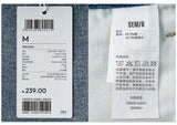 Semir Women’s 2025 Winter Wide-Leg Fleece-Lined Jeans – Full-Length Hong Kong Style Trousers thumbnail 22
