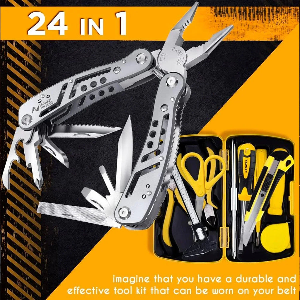 24-in-1 Multifunctional Universal Diagonal Pliers – Professional Electrician & Repair Tool