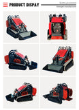 Customized Mini Skid Steer Loader with Snow Blower – Track Type, Enclosed Cab, 24HP CE EPA Certified thumbnail 13