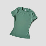 Women Seamless Yoga Top – Short Sleeve Fitness & Activewear Shirt thumbnail 28