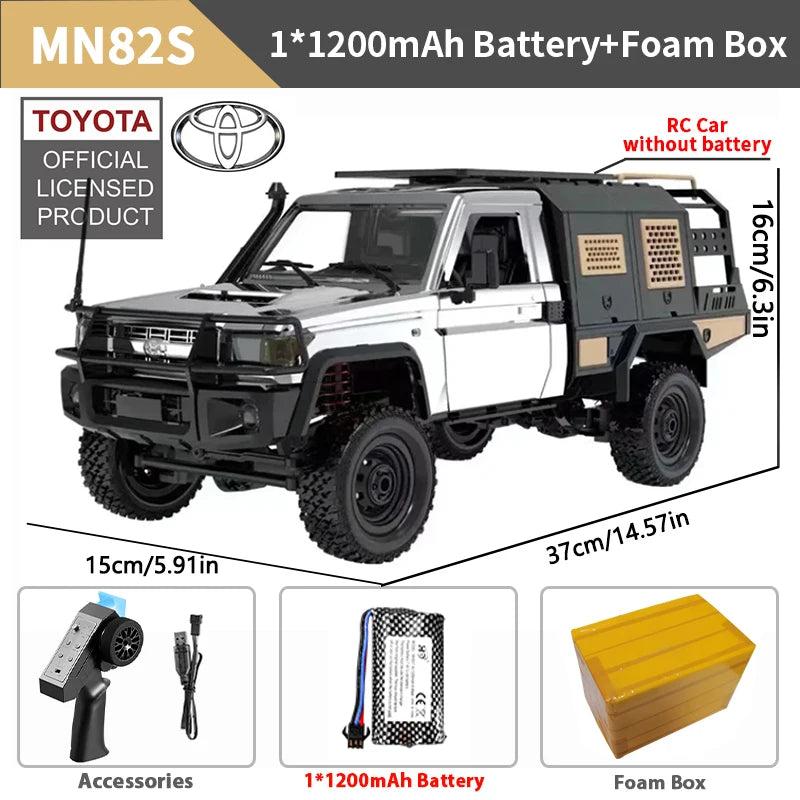 ZWN MN82 / MN82S LC79 1:12 Scale 4WD RC Pickup Truck – Full Scale Off-Road Climbing Remote Control Car