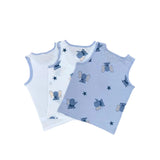 Boys Cartoon Dino Car Cotton Tank Top Singlet Underwear – Kids Summer Undershirt 3-10T thumbnail 6