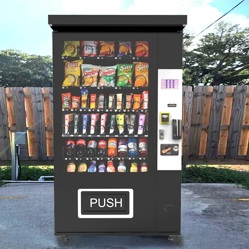 Hot Selling Large Capacity Automatic Combo Snacks & Drinks Vending Machine – Outdoor 24 Hours
