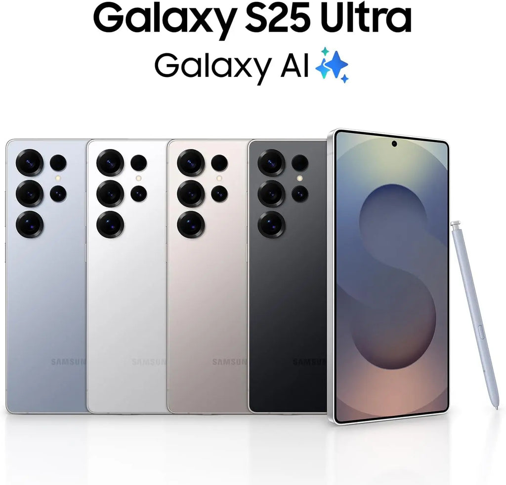 Samsung Galaxy S25 Ultra 5G Smartphone 6.9" AMOLED 2X Display 200MP Quad Camera Snapdragon 8 Elite