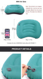 WESTTUNE Portable Inflatable Camping & Travel Pillow – Ultralight, Durable, and Ergonomic Neck & Lumbar Support thumbnail 9