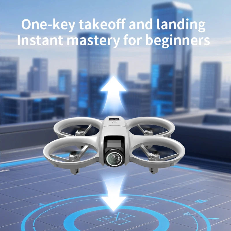 H135 Mini Drone WiFi FPV with 4K Camera, Foldable Quadcopter with Colorful Lights – RC Toys & Gifts