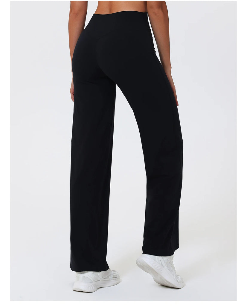 Hearuisavy Women Straight-Leg Sports Pants Yoga & Fitness Leggings